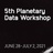 5th Planetary Data Workshop